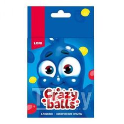 Набор для детского творчества - Химические опыты. Crazy Balls "Жёлтый, синий и красный шарики" LORI Оп-101