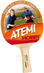 Ракетка для настольного тенниса Atemi HOBBY (губка 1 мм, 5 слоев, основание толщиной в 5,8 мм)