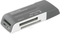 Картридер универсальный Ultra Swift USB 2.0, 4 слота Defender 83260
