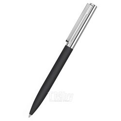 Ручка шарик/автомат "Bright Gum" 1,0 мм, метал., софт., черный/серебристый, стерж. синий UMA 0-9630 GUM 58-0002