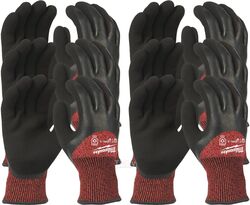 Перчатки защитные Winter Cut level 3/C 9/L 72 пары (зимние, акриловый утеплитель, двойной слой латекса) MILWAUKEE 4932479005