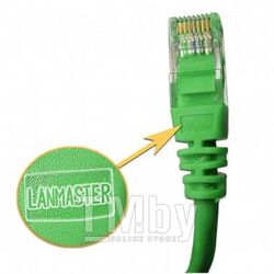 Патч-корд LSZH UTP кат.5e, 7.0 м, зеленый Lanmaster LAN-PC45/U5E-7.0-GN