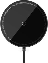 Беспроводное зарядное устройство Baseus BS-W529 Simple Mini3 Magnetic15W Black (CCJJ040001)