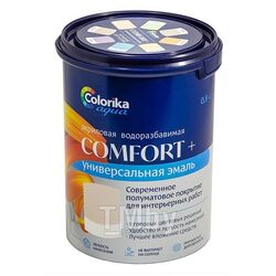 Эмаль акриловая Colorika Aqua Comfort+ ЗЕФИР 0,8 кг универсальная