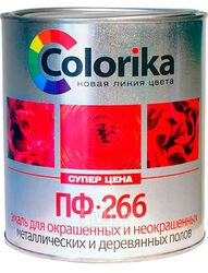 Эмаль ПФ-266 золотистая 0,9кг Colorika