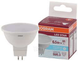 Лампа светодиодная MR16 6,5Вт GU5.3 6500К 4058075480612 LED OSRAM