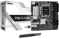 Материнская плата ASRock B760M-ITX/D4 WIFI, LGA1700, (HDMI, DP), 2xDDR IV, mini-ITX
