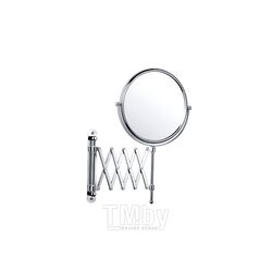 Настенное косметическое зеркало с увеличением Frap F6408 Хром