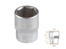 Головка торцевая стандартная шестигранная 3/8", 16 мм AFFIX AF00030016