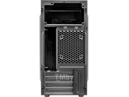 Корпус Minitower, 2*USB2, Audio, 3.5" + 5.25", mATX, черный Ginzzu D190