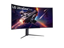 Монитор 45" 3440x1440, OLED 240 Гц, изогнутый, HDMI+DisplayPort, регулировка высоты LG 45GR95QE-B