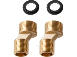 Эксцентрик 3/4" нар. х 1/2" нар. (2шт), AV Engineering (инд. упак.) AVE0022