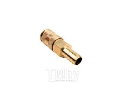 Пневморазъём металлический 12 мм, латунь GARWIN PRO E40SHOG