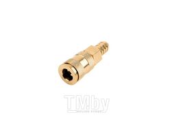 Пневморазъём металлический 12 мм, латунь GARWIN PRO E40SHOG