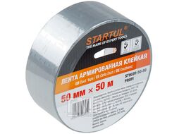 Лента армированная клейкая 50ммх50м STARTUL PROFI (ST9039-50-50)