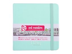 Скетчбук "Art Creation" 12*12 см, 140г/м2, 80 л., мятный Talens 9314034M