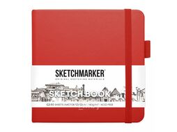 Скетчбук 12*12 см, 140 г/м2, 80 л., желтый Sketchmarker 2314402SM