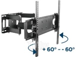 Настенное крепление LCD TV 37"-70" 35kg поворот 2x/наклон Gembird WM-70ST-01