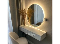 Круглое зеркало c подсветкой и подогревом 90 см (функция антизапотевания) Emze LED.90.90.ANTIFOG.4K
