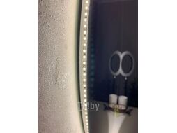 Круглое зеркало c подсветкой и подогревом 90 см (функция антизапотевания) Emze LED.90.90.ANTIFOG.4K
