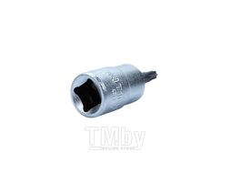 Головка торцевая с вставкой torx с отверстием 1/4" T27H, GARWIN V01T27H