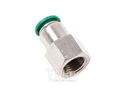 Цанговый разъем F1/4" 8 мм, с уплотнением, металлический корпус GARWIN PRO 808520-8-14-0