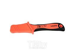 Нож электрика для снятия изоляции VDE 1000В, с прямым лезвием Licota AKD-V002