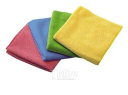 Салфетка из микроволокна, 320г/м2, 35*40см, зеленый, 2шт Cleanton 9007303