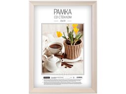 Фоторамка 21*30 см, 17 мм "№2" дерев., со стеклом, дуб OfficeSpace 296645