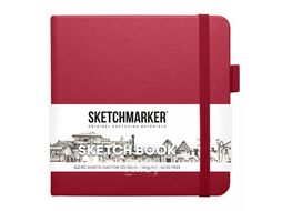 Скетчбук 12*12 см, 140 г/м2, 80 л., королевский синий Sketchmarker 2314802SM