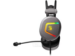 Наушники игровые Bloody 20-20000 Гц, 2.3m USB, RGB, серый A4Tech MC750 Grey