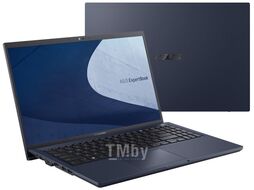 Ноутбук Expertbook B1 15.6" Intel i5 1235U, 16 ГБ DDR4, SSD 512 ГБ, 1920 x 1080 IPS, без ОС, цвет крышки темно-синий, аккумулятор 42 Вт·ч ASUS B1500CBA-BQ2445