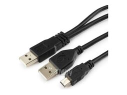 Кабель USB 2.0 mini Dual mini5p 90cm CablExpert Gembird CCP-USB22-AM5P-3