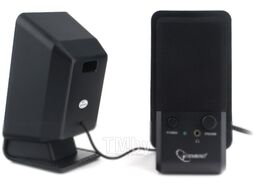 Колонки USB 2.0 6Вт цвет черный, рег. громкости, разъём для наушников Gembird SPK-510