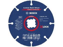 Круг отрезной 125х2.5x22.2 мм дерево, пластик, гипсокартон X-LOCK Carbide BOSCH (прямой) 2608901193