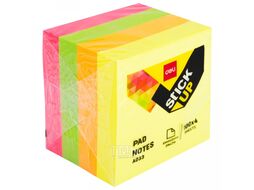Бумага для заметок на кл. осн. 51*51 мм 4*100 л., ассорти Deli EA03303