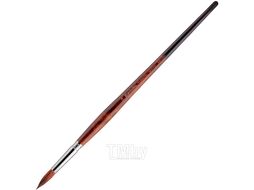 Кисть "Versatil Brush L/H" синтетика, темно-коричневый, круглая, №14 Escoda S3040-14