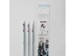 Кисть "Himi Little Bird" синтетика, 3 шт, розовый HIMI FC.ST.022