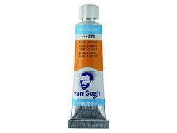 Краски акварельные 270 желтый AZO темный, 10 мл., туба Van Gogh 20012701