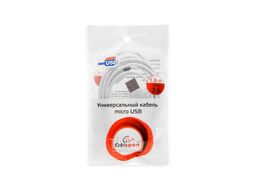 Кабель USB 2.0 micro 1.8м спиральный белый CablExpert Gembird CC-mUSB2C-AMBM-6-W