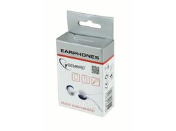 Наушники вкладыши White stereo 3.5mm Gembird MHP-EP-001-W