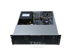 Корпус Rackmount 3U, черный, без блока питания, глубина 550мм, 6*5.25" + 4*3.5", вент 1*120мм + 4*80мм Procase EB306-B-0