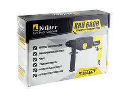 Перфоратор Kolner KRH 680H (680 Вт, 3 режима работы, 2,2Дж, 0- 1050 об/мин, 0-4800 уд/мин)