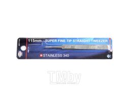 Пинцет прямой, c тонким жалом 115 мм Licota AET-7123