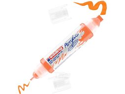Маркер акриловый "3D Double Liner", оранжевый неоновый Edding 3484066