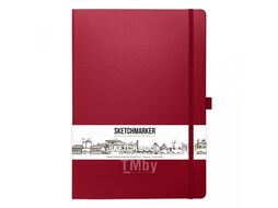 Скетчбук 21*29,7 см, 140 г/м2, 80 л., фиолетовый пастельный Sketchmarker 2314704SM