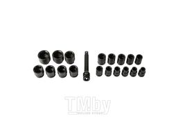 Набор ударных головок 1/2" 10-32 мм и удл. 19 пр. в ложементе Licota ACK-384022