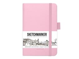 Скетчбук 9*14 см, 140 г/м2, 80 л., розовый Sketchmarker 2315001SM