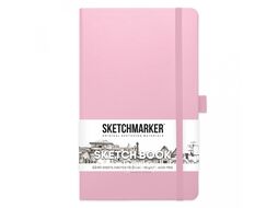 Скетчбук 13*21 см, 140 г/м2, 80 л., розовый Sketchmarker 2315003SM