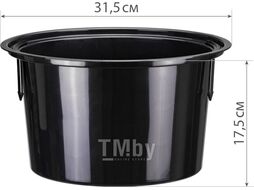 Кашпо МОЗАИКА D340мм H630мм со вставкой (кремовый) IDEA М3410